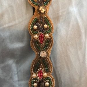 Anthropologie beaded headband- never been worn!!